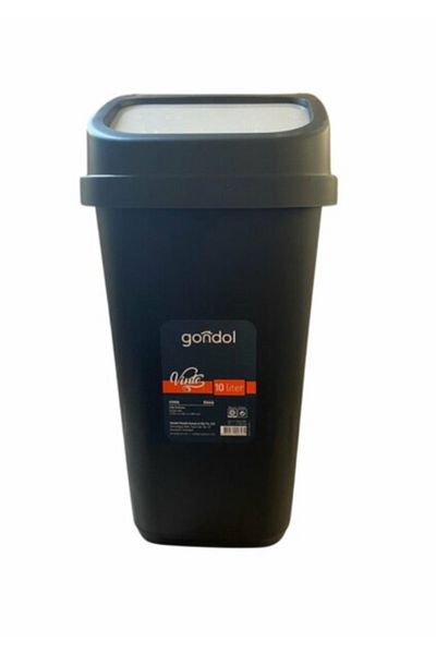 Gondol Κάδος απορριμμάτων Vinto με καπάκι, Πλαστικό 10 Lt