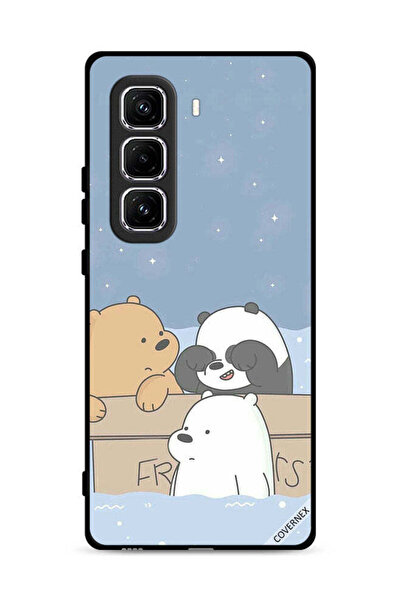 Covernex غطاء حماية لهاتف Infinix Hot 50 Pro Plus 4G بطبعة أصدقاء الدب