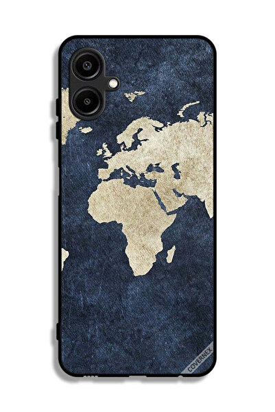 Covernex Samsung Galaxy M06 5G Protective Case Cover Map On Jeans Pattern