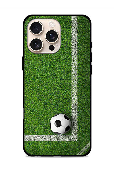 Covernex غطاء حماية لهاتف Apple iPhone 16 Pro على شكل كرة قدم في الزاوية