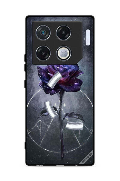 Covernex غطاء حماية لهاتف Infinix GT 20 Pro 5G بخلفية زهور داكنة