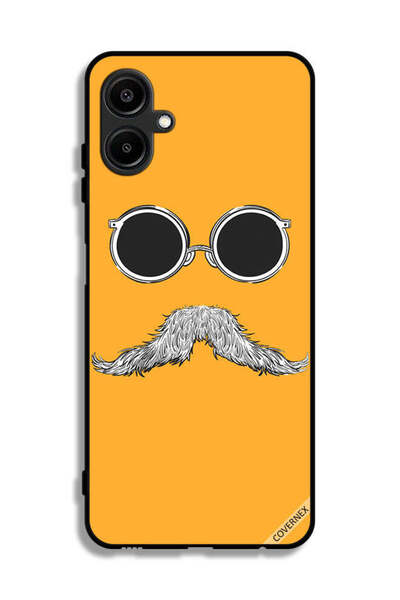 Covernex غطاء حماية لهاتف سامسونج جالاكسي F06 5G برسومات نظارات وشارب