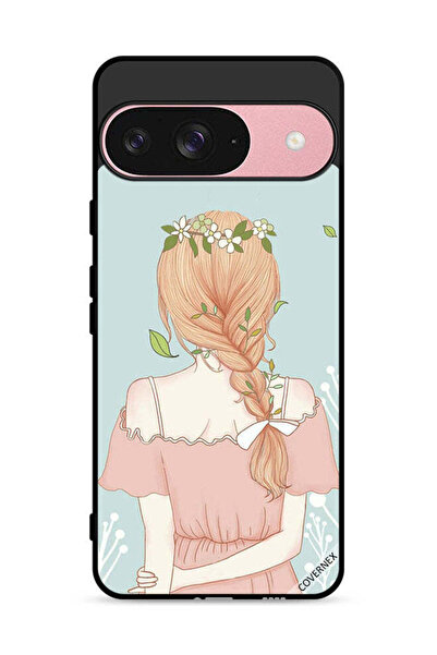 Covernex غطاء حماية لهاتف Google Pixel 9 بتصميم فتاة واقفة لطيفة