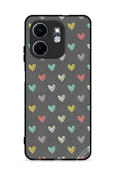 Covernex غطاء حماية لهاتف Infinix Hot 50i 4G بنقشة قلوب صغيرة