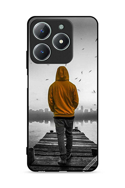 Covernex غطاء حماية لهاتف Realme C61 4G - فتى حزين يمشي