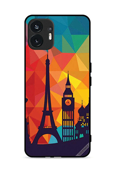 Covernex غطاء حماية لهاتف Nothing Phone (2) 5G بنمط باريس الملون