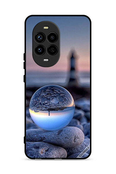 Covernex غطاء حماية لهاتف هواوي نوفا 13 برو 5G، تصوير رائع للطبيعة في زجاج دائري