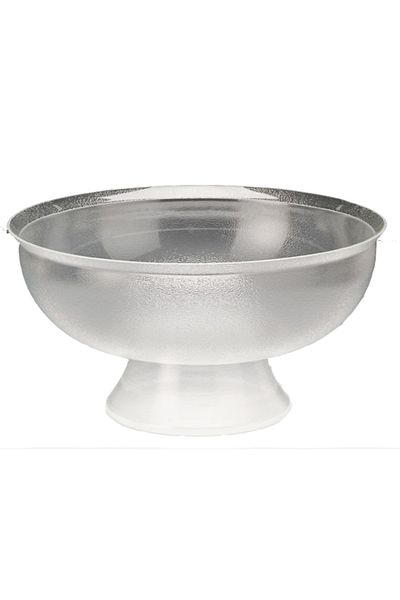 Raki Round acrylic fruit bowl with stand 45cm