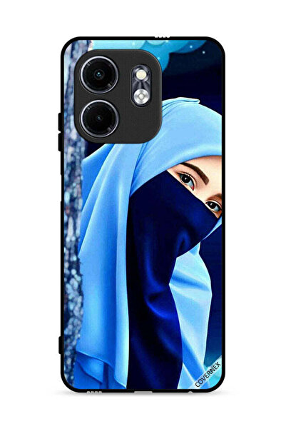 Covernex غطاء حماية لهاتف إنفينيكس سمارت 9 4G بطبعة فتاة محجبة