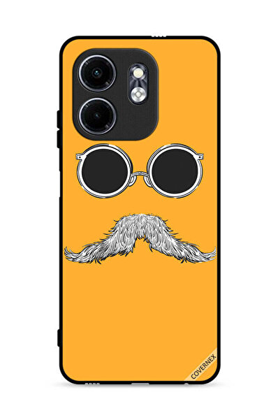 Covernex غطاء حماية لهاتف Infinix Hot 50i 4G برسومات نظارات وشارب