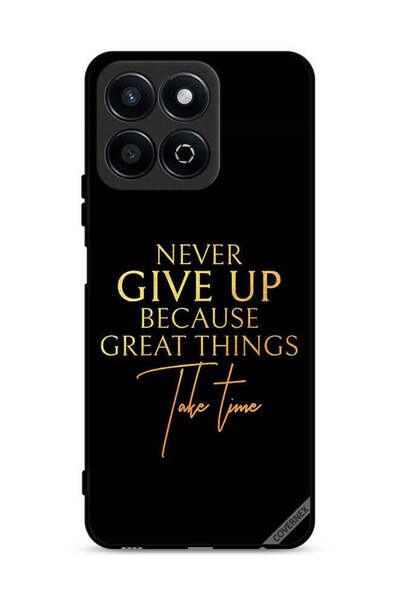 Covernex غطاء حماية لهاتف Honor X7c 4G - لا تستسلم أبدًا لأن الأشياء العظيمة ...