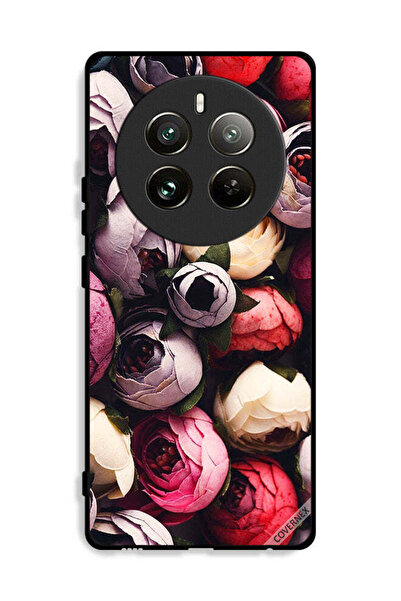 Covernex غطاء حماية لجهاز Realme 12 Pro Plus 5G - وردي داكن مخروطي