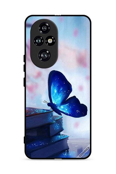 Covernex Honor 200 Pro 5G Protective Case Cover Butterfly Sitting On Books