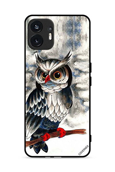 Covernex Nothing Phone (2) 5G Protective Case Cover Owl Drawing Art