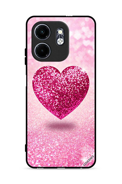 Covernex غطاء حماية لهاتف إنفينيكس سمارت 9 4G بنقشة قلب لامع