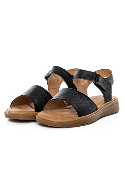 Berliner Γυναικεία Σανδάλια με Χαμηλή Σόλα 53301 Μαύρα |