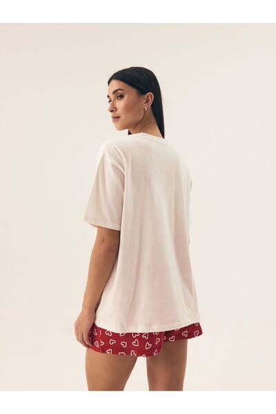 Henderson Valentine elegant minimalist damask pajama in heart style & romantic & subtle & sensual | Necesito