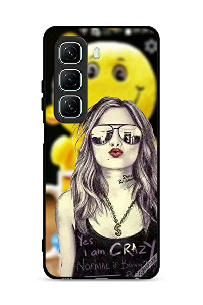 Covernex غطاء حماية لهاتف Infinix Hot 50 5G نعم أنا مجنون، العادي ممل