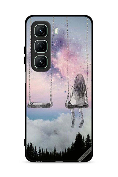 Covernex غطاء حماية لهاتف Infinix Hot 50 5G برسومات فتاة وحيدة