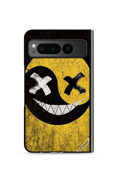 Covernex غطاء حماية لهاتف Google Pixel Fold 5G برسومات وجه مارشميلو
