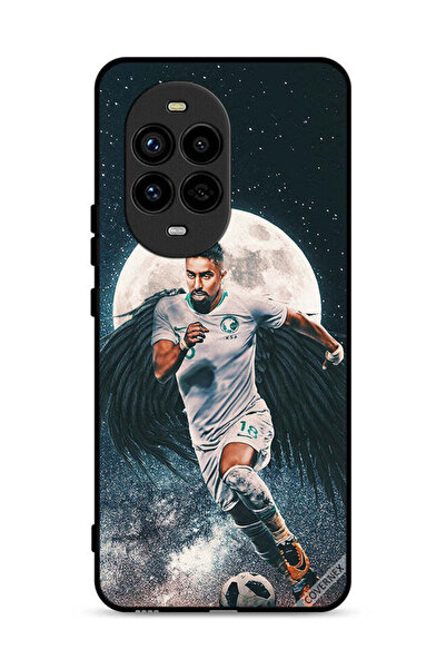 Covernex غطاء حماية لهاتف هواوي نوفا 13 برو 5G، سالم الدوسري يحمل كرة قدم