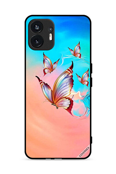 Covernex Nothing Phone (2) 5G Protective Case Cover Butterflies Flying Over P...