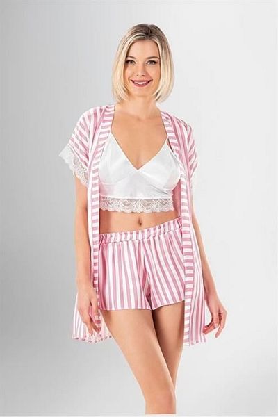 ALFA AKSESUAR 03 3-Piece Shorts Set Patterned