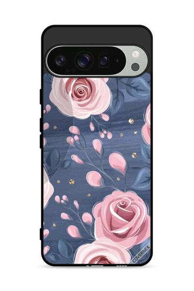 Covernex غطاء حماية لهاتف Google Pixel 9 Pro بنقشة الورود والأوراق