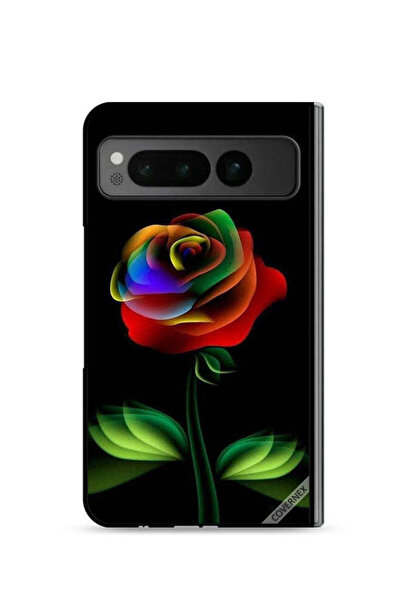 Covernex غطاء حماية لجهاز جوجل بيكسل فولد 5G - لون قوس قزح وردي