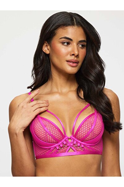 Ann Summers Evoke Satin & Mesh Pad Plunge