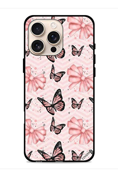 Covernex غطاء حماية لجهاز Apple iPhone 16 Pro Max بطباعة فراشات
