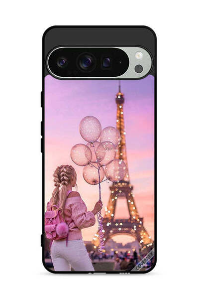 Covernex غطاء حماية لهاتف Google Pixel 9 Pro، فتاة تحمل بالونات