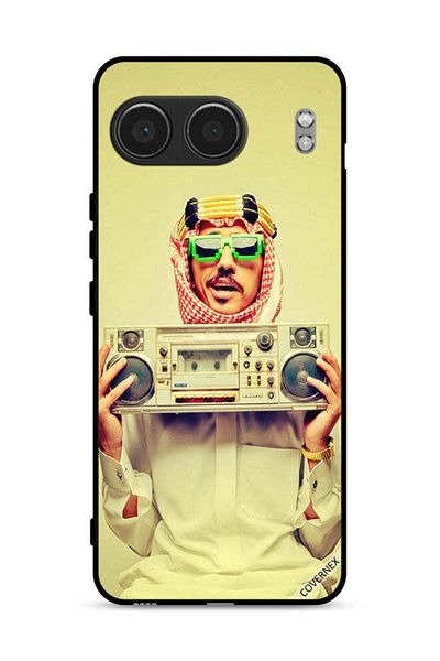 Covernex غطاء حماية لهاتف OnePlus Nord 4 5G يحمل جهاز موسيقى عتيق