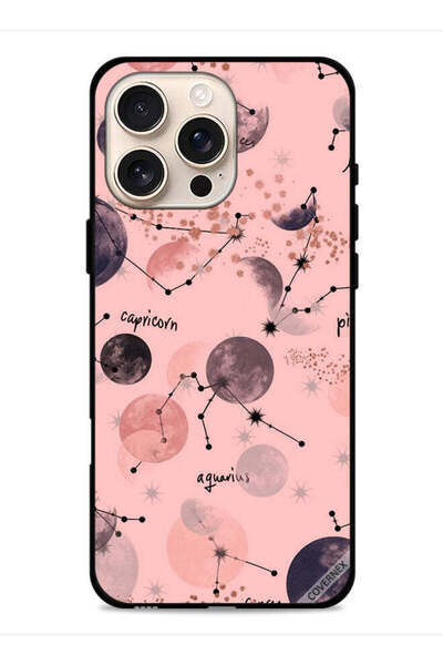 Covernex غطاء حماية لجهاز آيفون 16 برو من آبل، رسمة الأبراج الفلكية، رسم باستيل