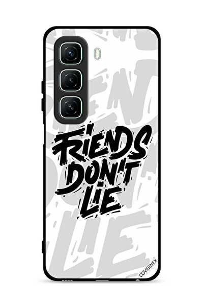 Covernex غطاء حماية لهاتف Infinix Hot 50 5G بطبعة "الأصدقاء لا يكذبون"