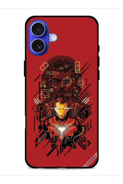 Covernex غطاء حماية لجهاز Apple iPhone 16 Plus برسومات الرجل الحديدي