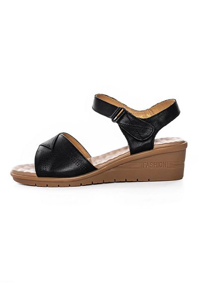 FORMAZIONE Women's Low-Sole Sandals 22002S Black |