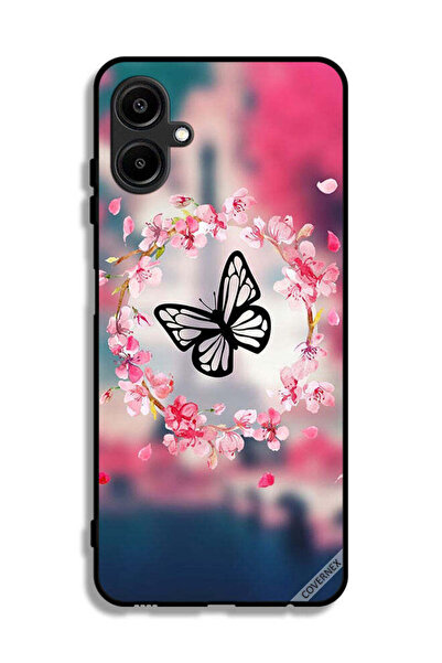 Covernex غطاء حماية لهاتف سامسونج جالاكسي M06 5G بتصميم فراشة وحلقة زهور
