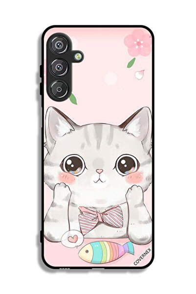 Covernex غطاء حماية لهاتف سامسونج جالاكسي A16 4G بتصميم سمكة القط