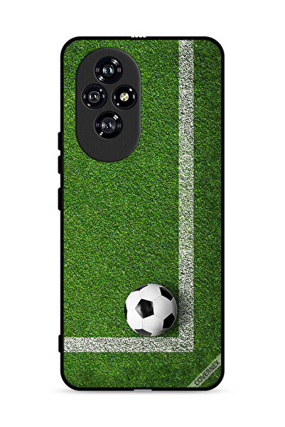 Covernex غطاء حماية لهاتف Honor 200 5G بتصميم كرة قدم في الزاوية