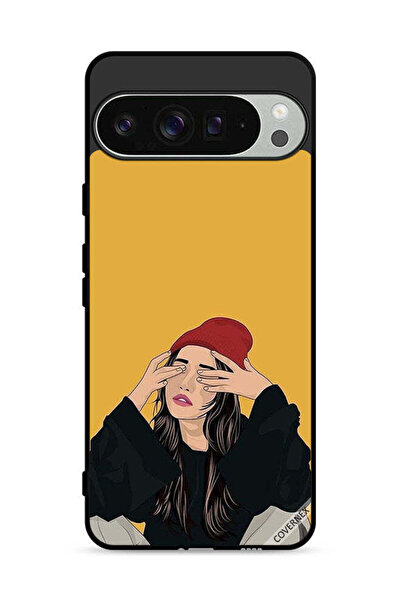 Covernex غطاء حماية لجهاز جوجل بيكسل 9 برو برسومات فتاة حزينة
