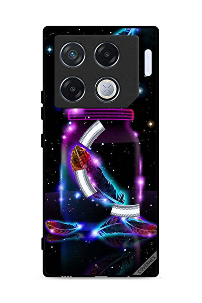 Covernex غطاء حماية لهاتف Infinix GT 20 Pro 5G بتصميم ريش في جرة