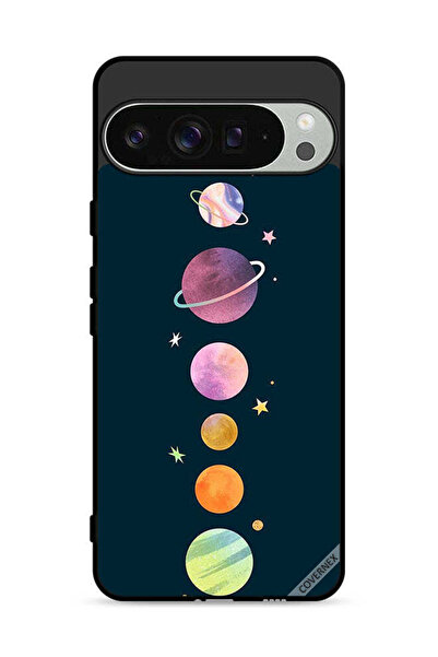 Covernex غطاء حماية لجهاز Google Pixel 9 Pro بتصميم الكواكب في صف واحد