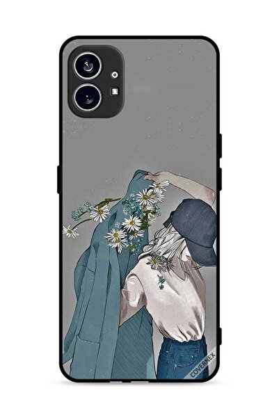 Covernex غطاء حماية لهاتف Nothing Phone (1) 5G، صورة فتاة ترتدي معطفًا