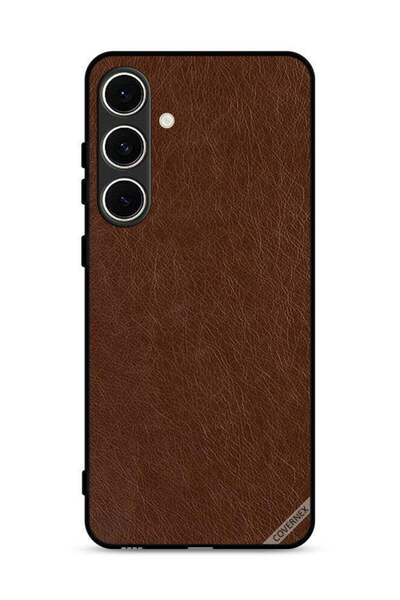 Covernex غطاء حماية جلدي بنقشة لهاتف Samsung Galaxy S24 FE 5G