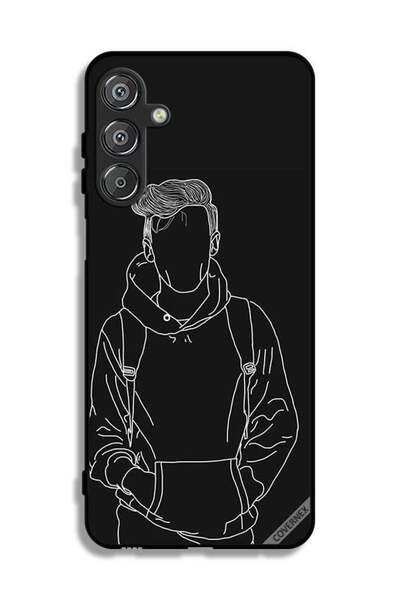 Covernex غطاء حماية لهاتف سامسونج جالاكسي M16 5G، رسم لشخصية فتى جاكيت