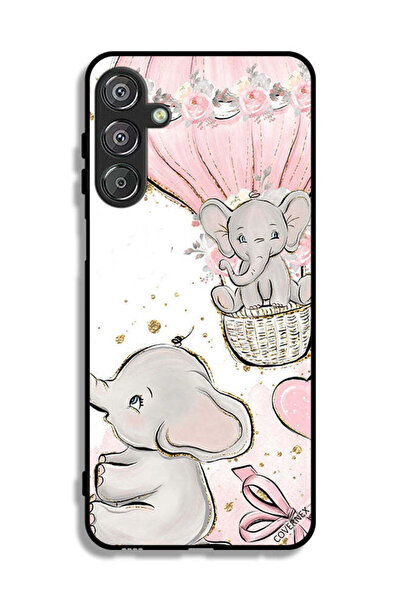 Covernex غطاء حماية لهاتف سامسونج جالاكسي F16 5G برسومات فيلة صغيرة