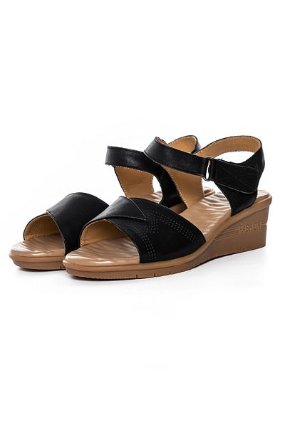 FORMAZIONE Women's Low-Sole Sandals 22002S Black |
