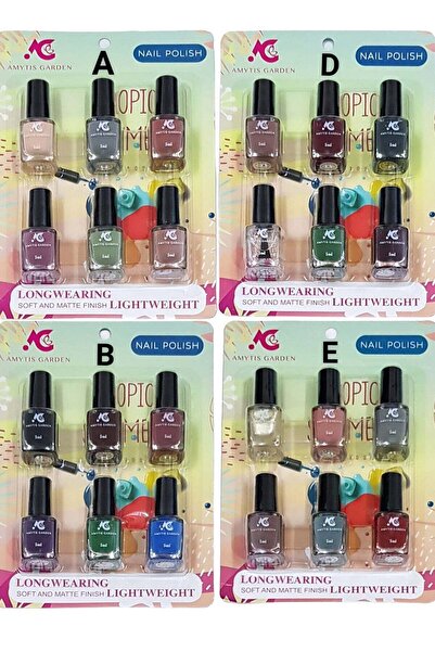 AMYTIS GARDEN مجموعة طلاء أظافر أميتيس جاردن، 24 لونًا