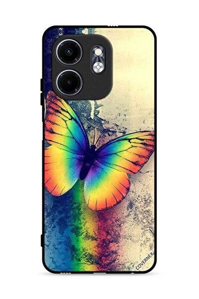 Covernex Infinix Smart 9 4G Protective Case Cover Vintage Rainbow Butterfly